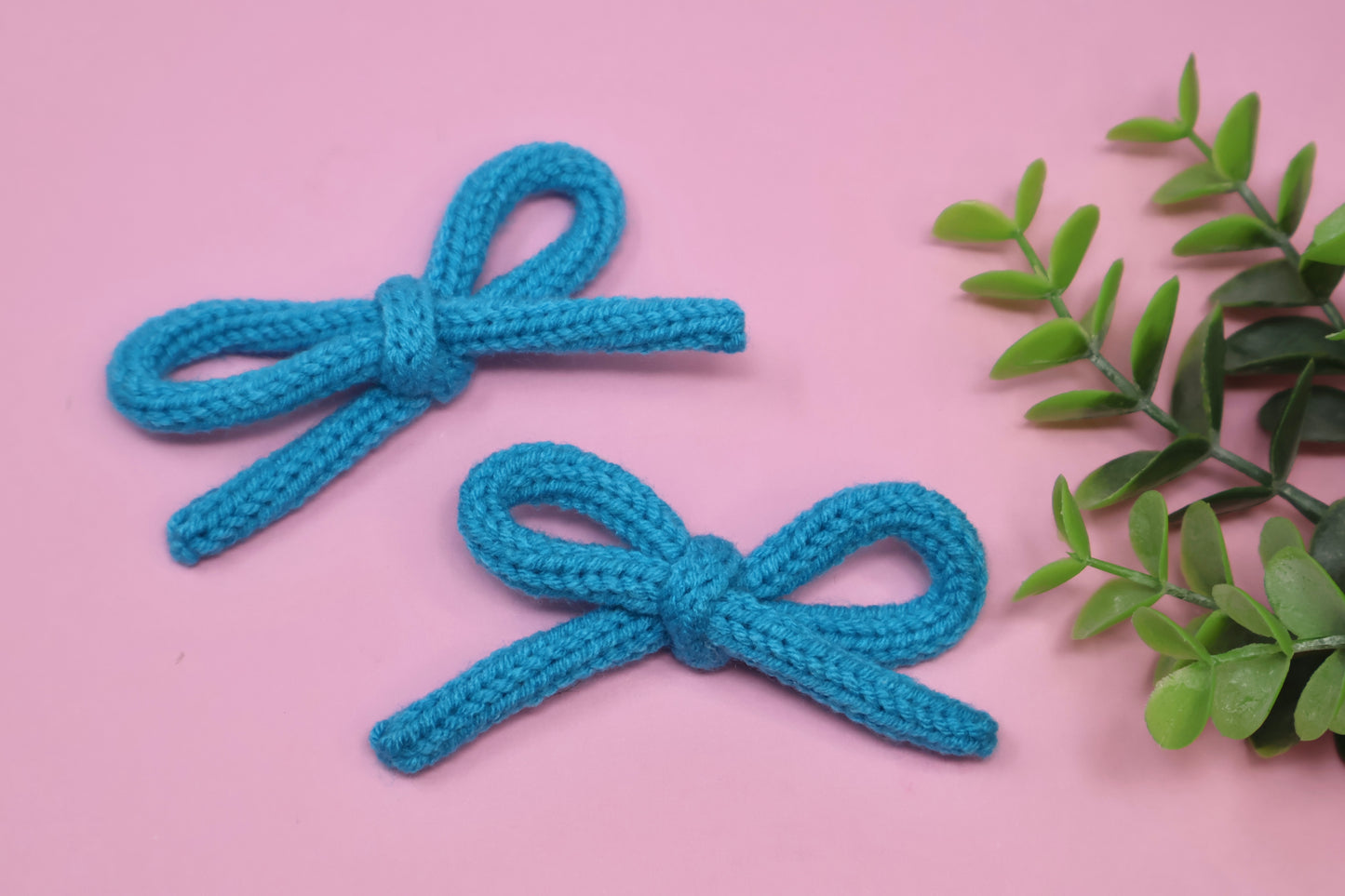 Brilliant Blue Knit Piggy Set
