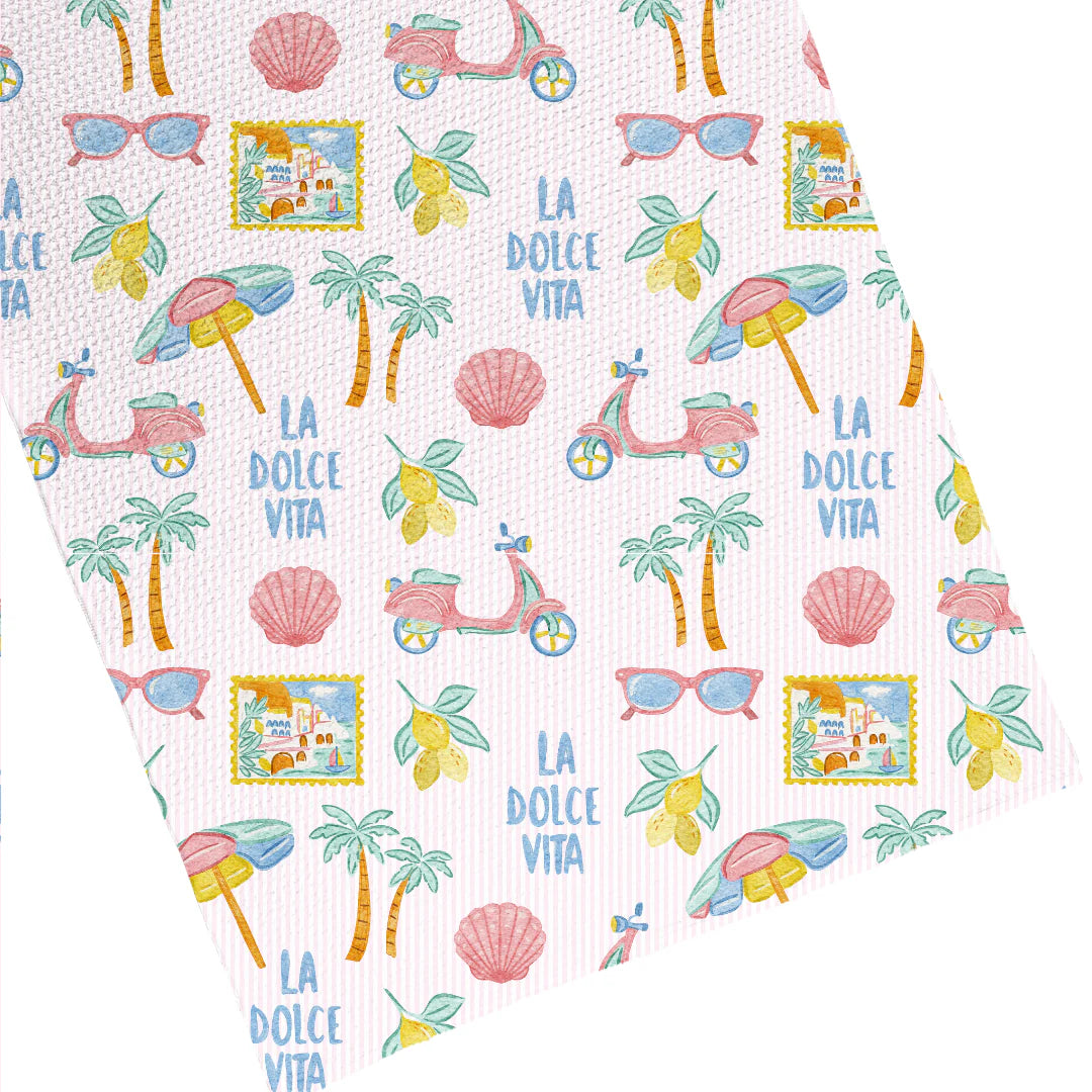La Dolce Vita Waffle Weave Hand Towel