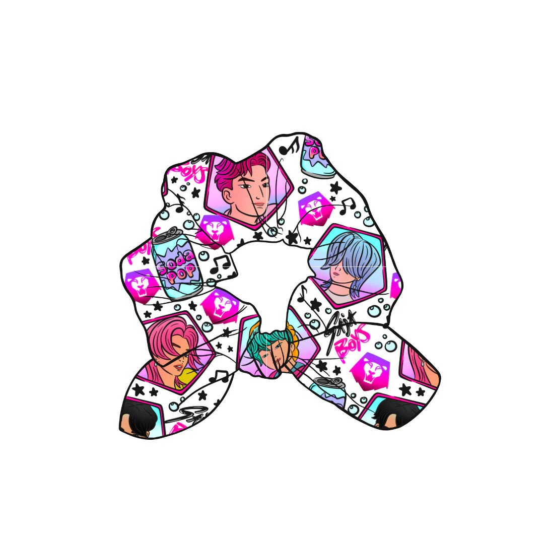 PREORDER Kpop Boys Scrunchie