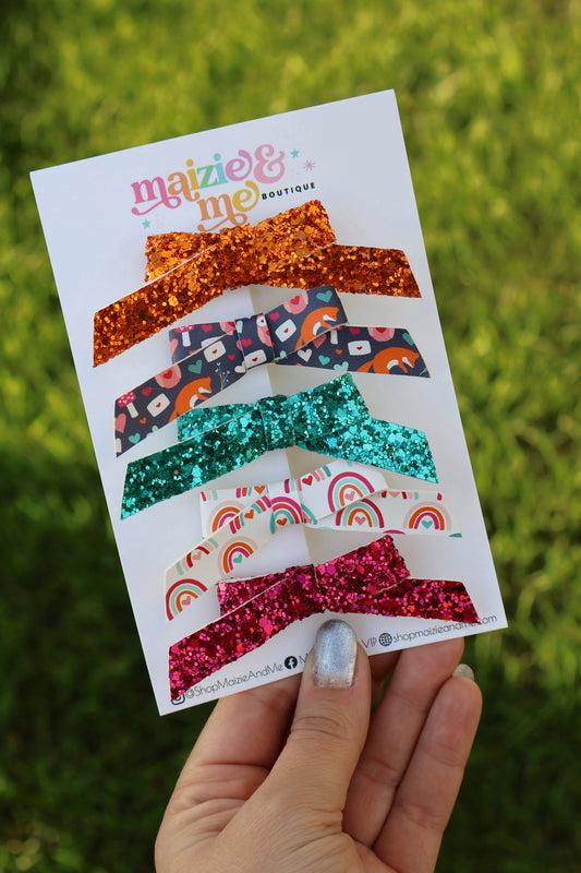 Autumn Jewels Skinny Bow Set