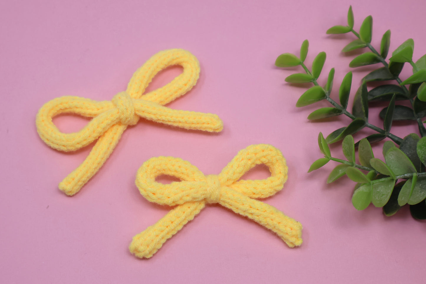 Sunshine Yellow Knit Piggy Set