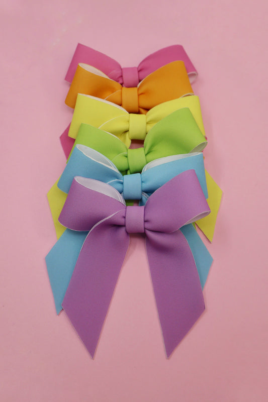 Rainbow Brights Caroline Bow (Alligator Clip Only)