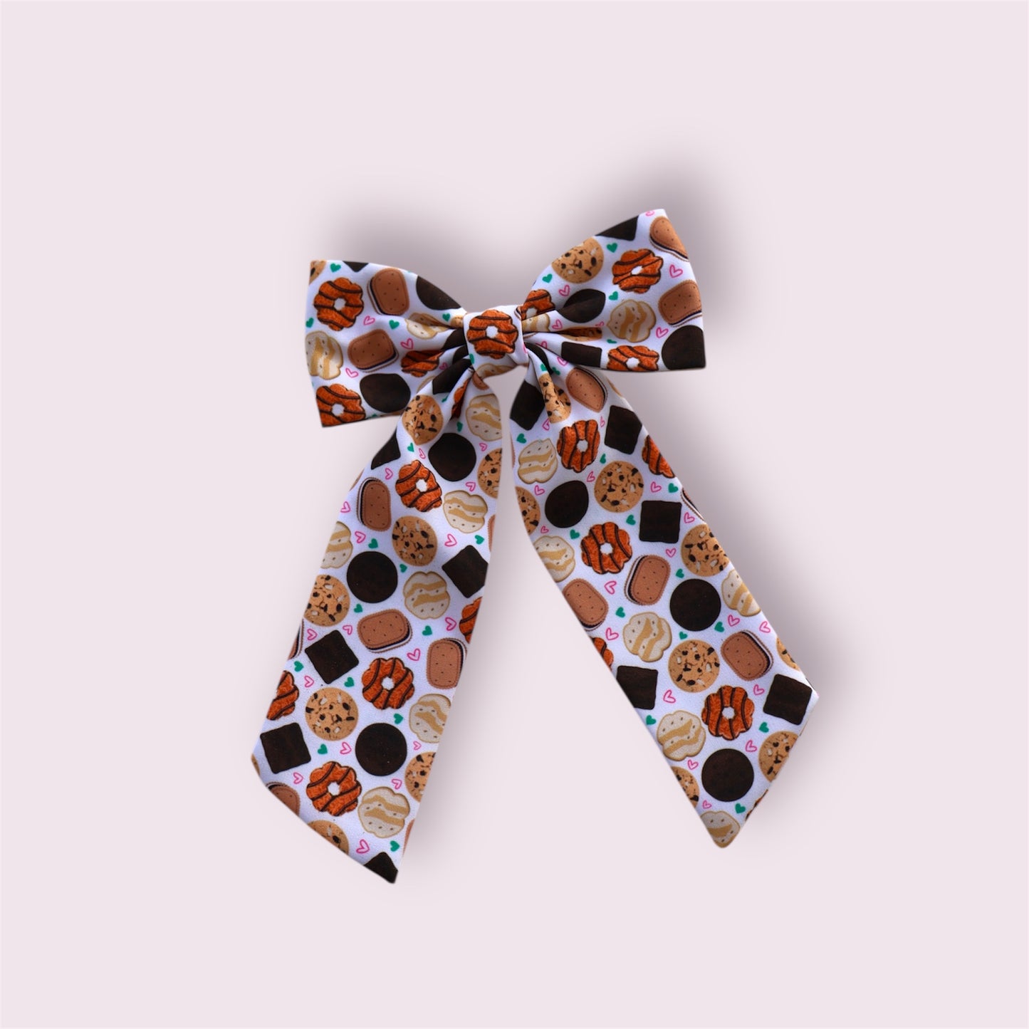 Cookie Time Coquette Bow (Alligator Clip Only)