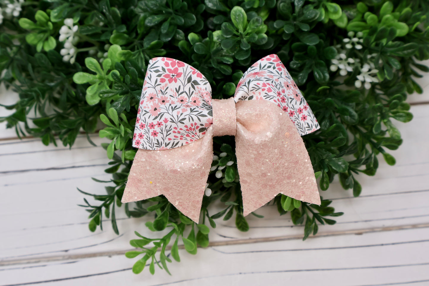 Dainty Wildflower Floral Callie Bow