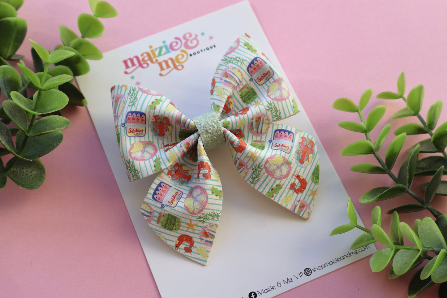 Olive You Large Giana Bow