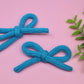 Brilliant Blue Knit Piggy Set