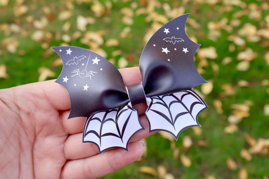 Spooky Spider Batty Rylee Bow