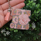 Let’s Go Girls Glitter Acrylic Keychain