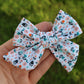 Boho Fall Floral Large Everly Bow