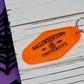 *SLIGHTLY FLAWED* Halloween University Motel Keychain