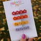 Autumn Flower Acrylic Clip Set