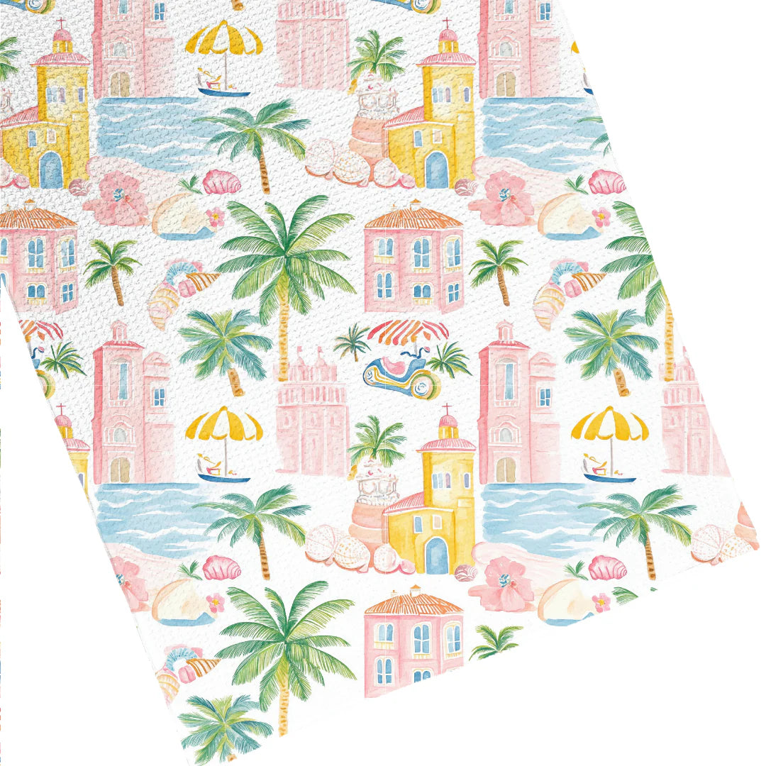 Costal Vacay Waffle Weave Hand Towel