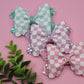 Pastel Checkerboard Bailey Bow