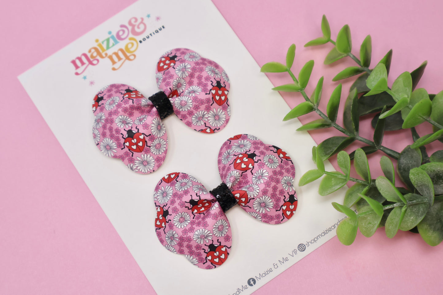 Love Bug Floral Baby Maggie Piggy Set