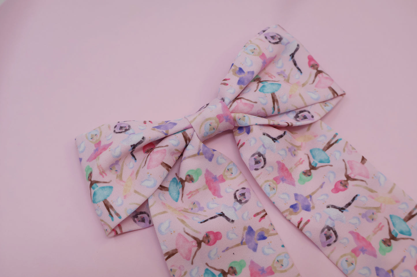 Swan Lake Large Coquette Bow (Alligator Clip Only)