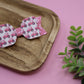 Little Pink Tractor Large Sophia Bow