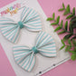 Pastel Seafoam Striped Mini Kate Piggies