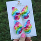 Bright Rainbow Wavy Stripes Rylee Piggy Set