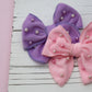 Pastel Plush & Pearled Medium Remi Bow (Alligator Clip Only)