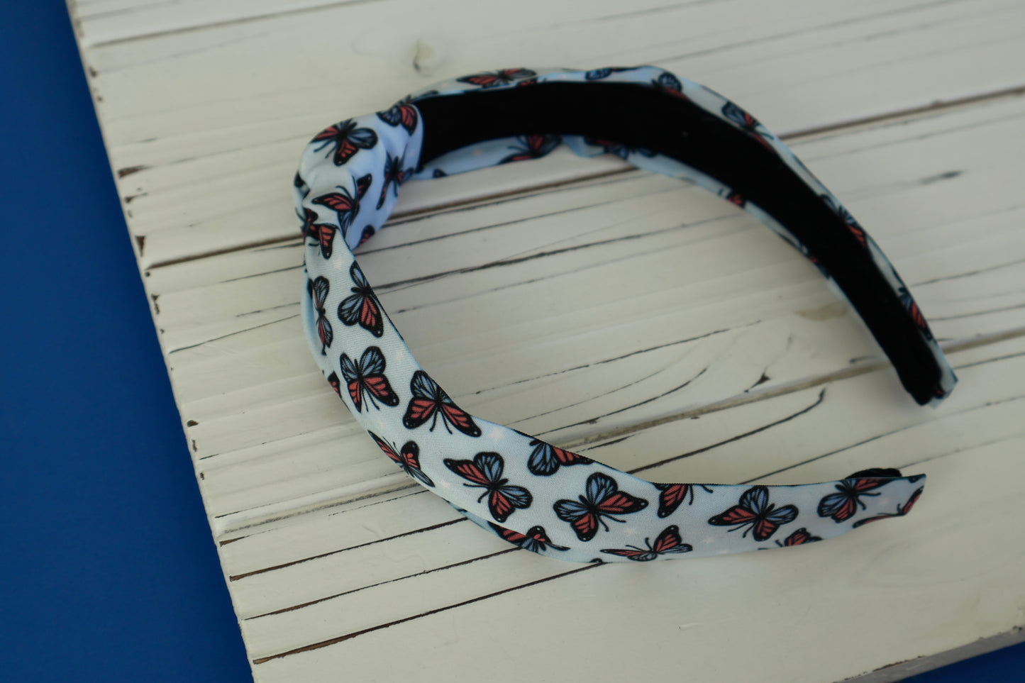 Americana Monarchs Top Knot Headband