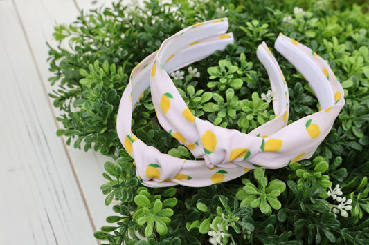 Simply Lemon Top Knot Headband