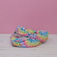 Bright Tie Dye Top Knot Headband