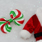 Peppermint Swirl Shape Bow