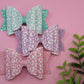 Pastel Leopard Medium Ellie Bow