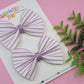 Pastel Lavender Striped Mini Kate Piggies