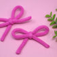 Hot Pink Knit Piggy Set
