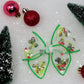 Holiday Whobe Whatee Small Remi Shaker Bow (ALLIGATOR CLIP ONLY)