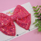 Hot Pink Sequin Avery Bow