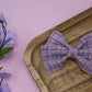 Purple Sparkle Tweed Jayme Bow