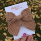 Chocolate Waffle Large Remi Bow