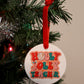 Holly Jolly Teacher Ceramic Ornament
