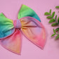Tie Dye Velvet Medium Remi Bow