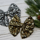 Celebration Sequin Avery Bow (Alligator Clip Only)