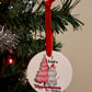 I Want a Hippopotamus For Christmas Ceramic Ornament