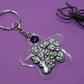 Pumpkin King Star Shaker Keychain