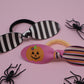 Pink Pumpkin Knotted Bow Nylon Hair Band Set