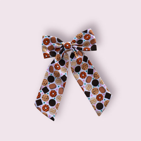 Cookie Time Coquette Bow (Alligator Clip Only)