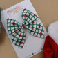 Holiday Bow Gingham Large Giana Bow