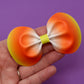 Candy Corn Shape Bow