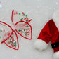 Classic Christmas Small Remi Shaker Bow (ALLIGATOR CLIP ONLY)