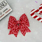 Candy Cane Hearts Maizie Bow