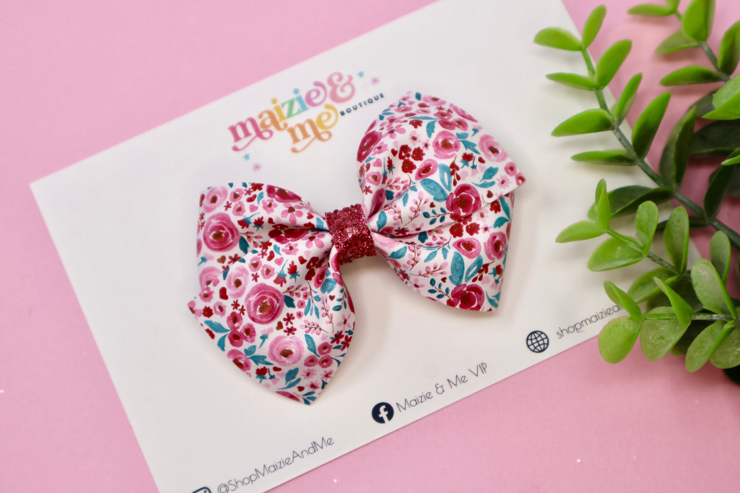 Watercolor Roses Jayme Bow