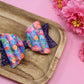 Flamingo Floral Large Ellie Bow