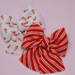 Candy Cane Stripes Lily Bow
