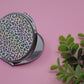 Rainbow Leopard Compact Mirror