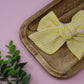 Seersucker Stripes XL Everly Bow